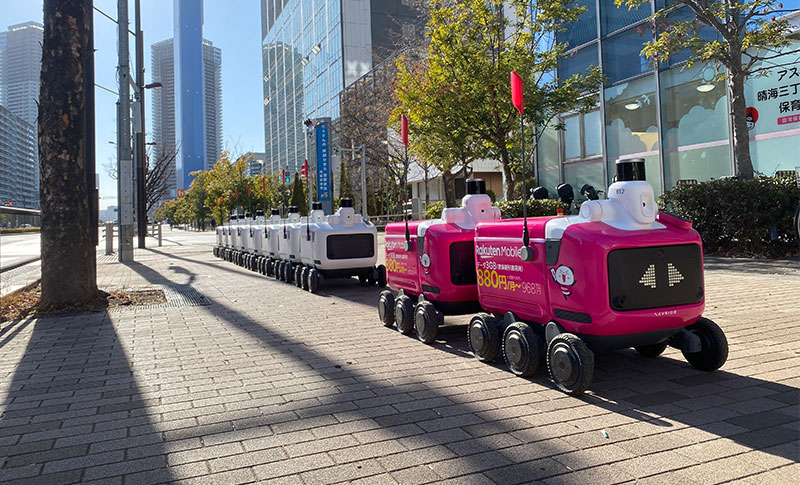 楽天、商品配送サービス「楽天無人配送」において新ロボットを導入｜EC