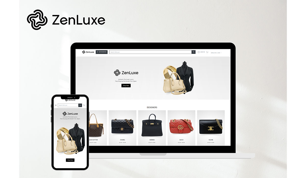 ラグジュアリーブランド専門の越境ECモール「ZenLuxe（ゼンラクス）」を3月31日（月）より開始