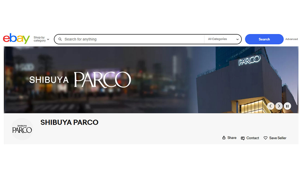 「渋谷PARCO」がeBayに出店