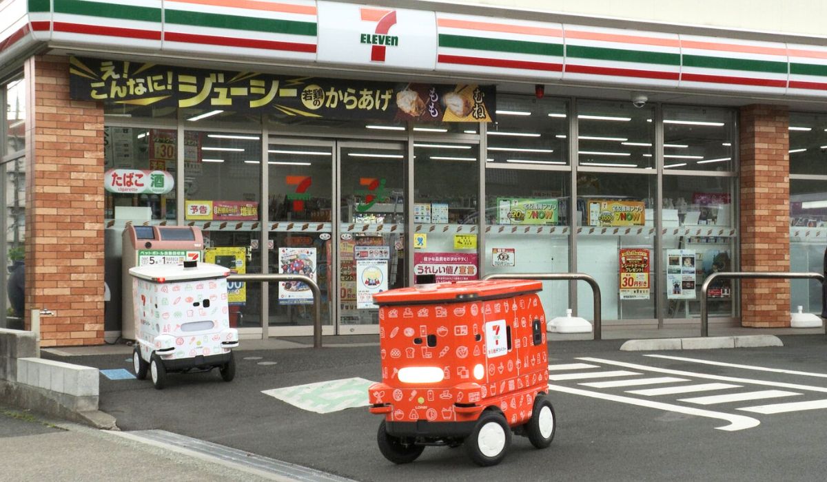 自動走行ロボットによる「7NOW」の屋外配送開始