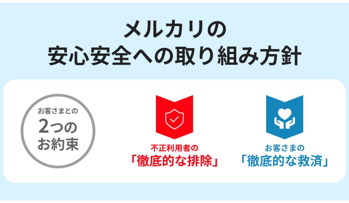 メルカリ、安心安全に関する新たな2つの約束と3つの取り組みを公開