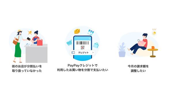 「PayPayカード」での決済後、分割払いに変更できる「あとから分割」を提供開始