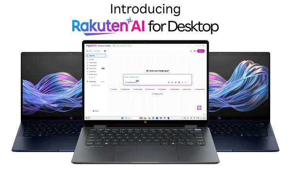 楽天、HPのPCに「Rakuten AI」初導入　ショッピングを含めた多様なニーズに対応