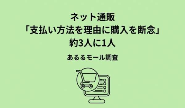 通販利用者約3人に1人が購入を断念「使いたかった支払い方法がない」支払い方法は“便利さ”ではなく購入判断の分かれ目に