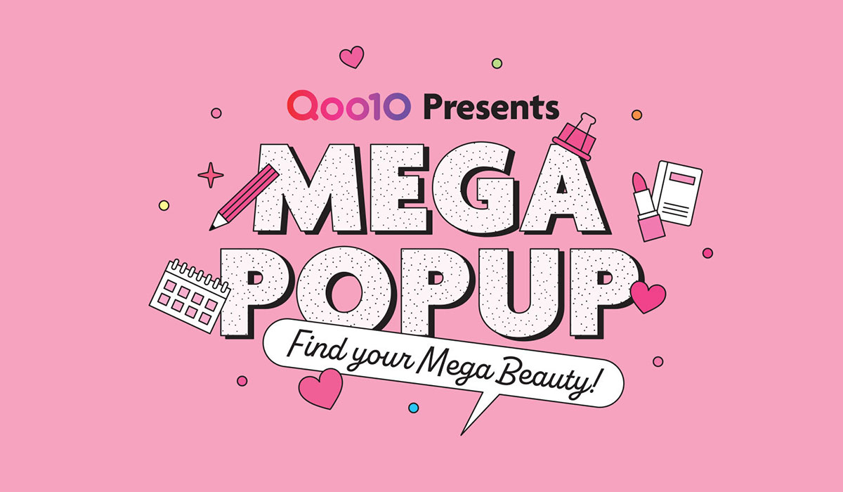 Qoo10の大人気セール「メガ割」を渋谷でリアル体験できる！2月28日（土）～3月8日(日)まで「MEGA POP UP」開催！メガ割で人気の62コスメブランドが大集合！