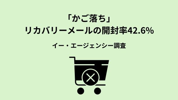 ＜調査報告＞ECサイトのカゴ落ち率は平均約62.9％、機会損失額は売上の約2.6倍。～株式会社イー・エージェンシー