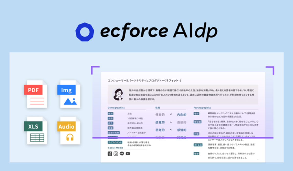 AIコマースプラットフォーム「ecforce」、AI-Readyなデータ基盤「ecforce AIdp」を提供開始