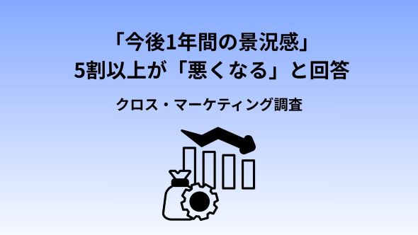 預貯金、給与、労働時間は増加しても、世界情勢の不安から食費は抑制へ　今後1年間の景況感「悪くなる」が56％