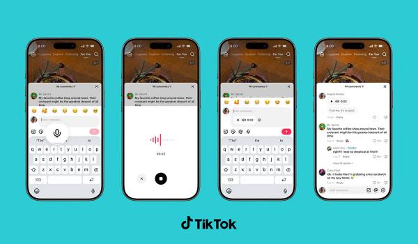 TikTok、コメント欄でより多彩な表現が可能となる新機能を発表