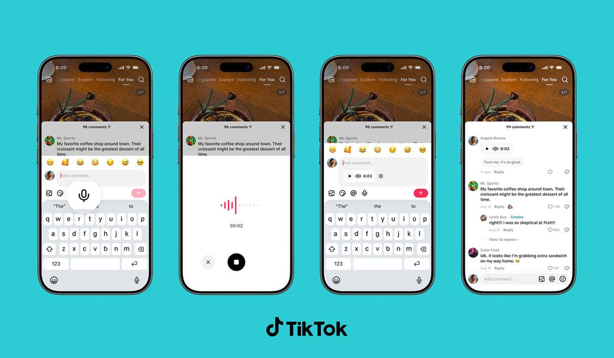 TikTok、コメント欄でより多彩な表現が可能となる新機能を発表