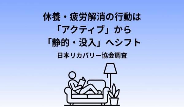 リカバリー（休養・抗疲労）行動トレンド2026“なんとなくの休息”は終焉！「着る・遮断する・没頭する」脳と感覚をオフにする“没入コンディショニング”の新時代