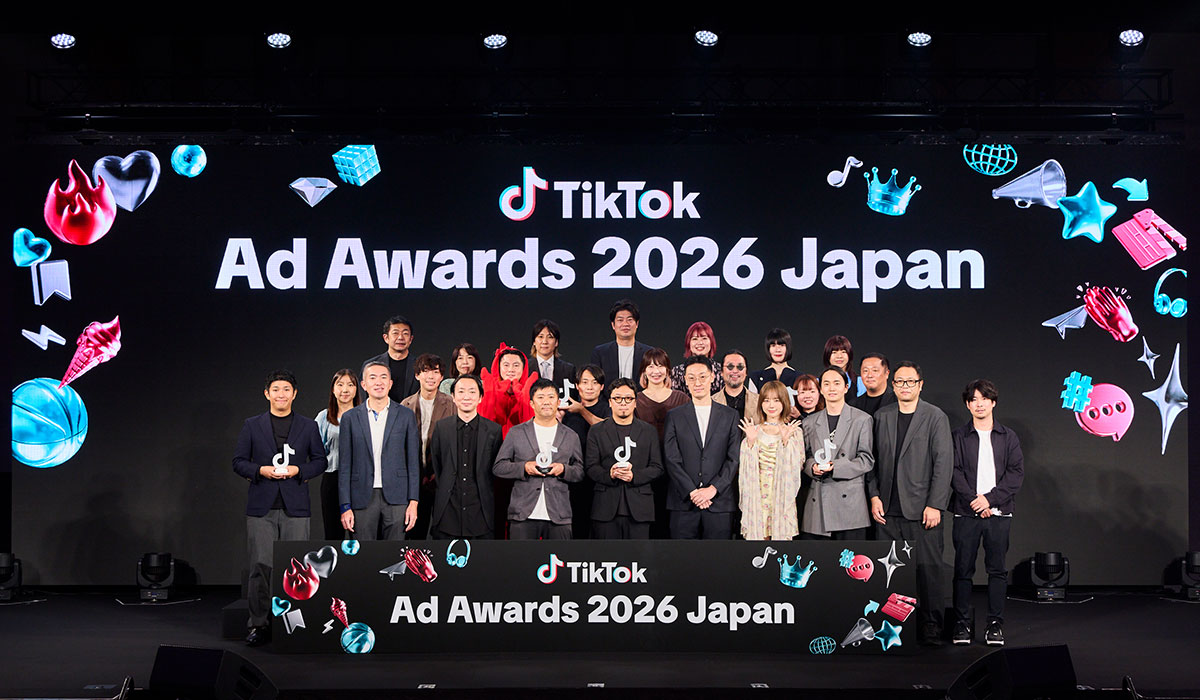 「TikTok Ad Awards 2026 Japan」グランプリおよび全5部門の受賞作品を発表