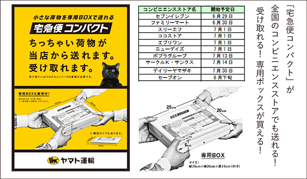 ヤマト運輸「宅急便コンパクト」コンビニ対応へ｜ECのミカタ