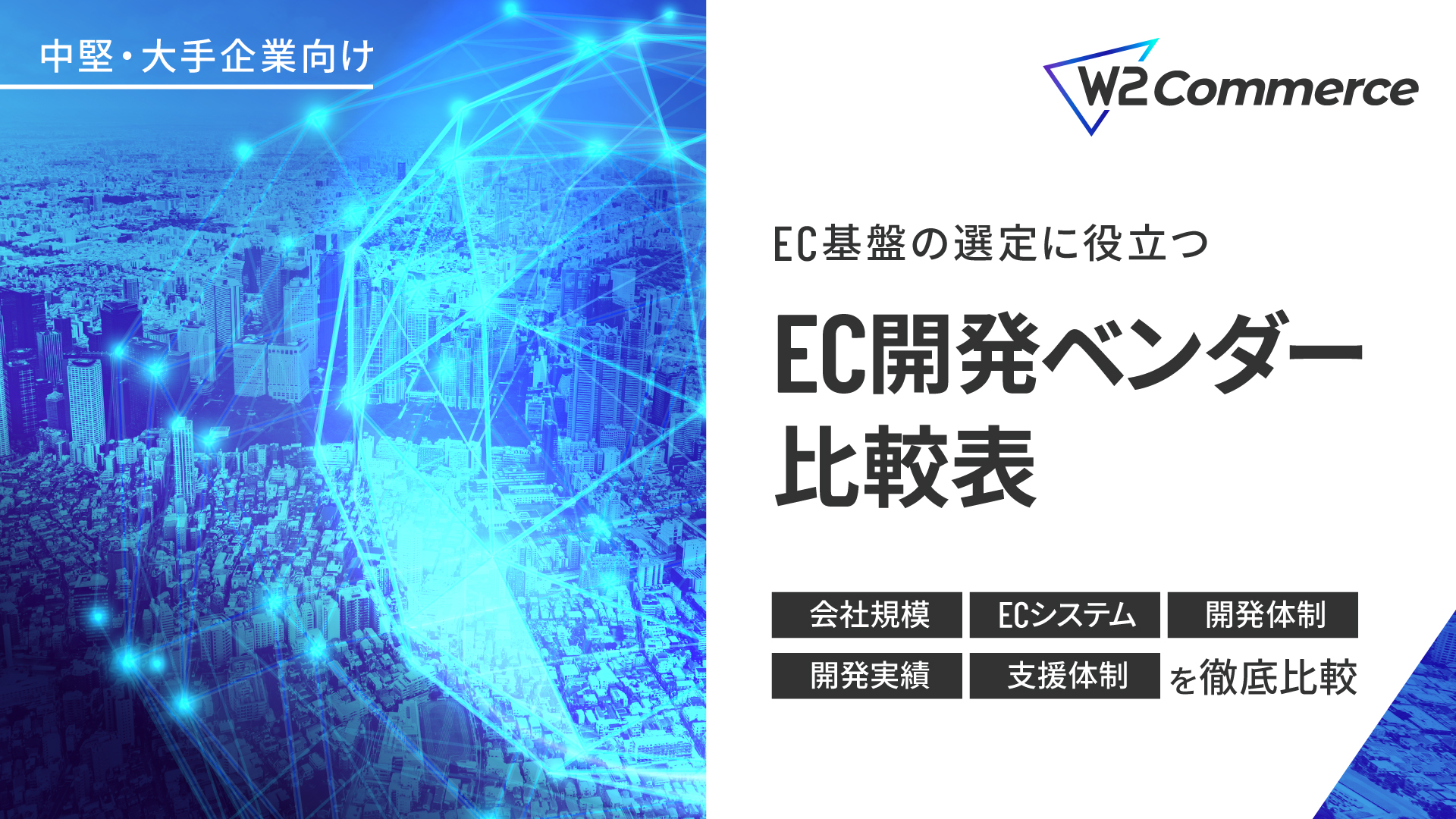 ECベンダー比較表 ～開発力・支援体制・サービス内容～