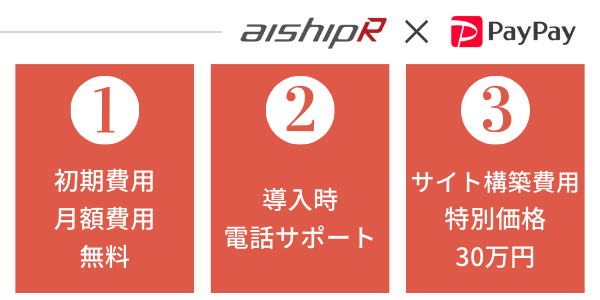 aishipR独自の超お得なキャンペーン！