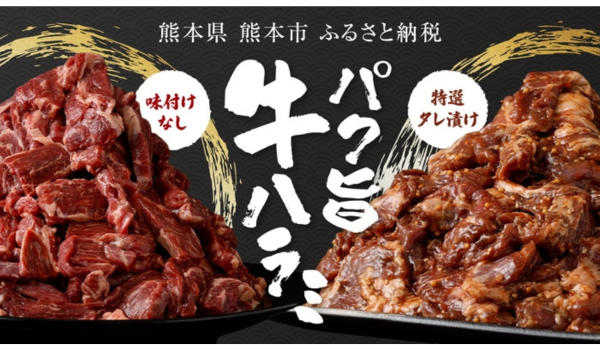 お肉ソムリエ監修の逸品！熊本市「訳あり牛ハラミ」特選タレ漬けがふるさと納税返礼品に